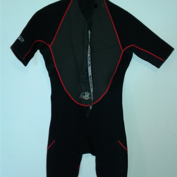 Body Glove Men’s Shorty Wetsuit M 3.2mm Black and Red - Picture 7 of 8